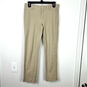 Crown & Ivy Pants womens 4 khaki straight leg professional trousers ankle